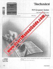 Voir SCS345 pdf Technics - Mode d'emploi