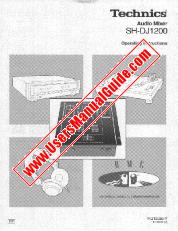 View SHDJ1200 pdf Technics - Operating Instructions