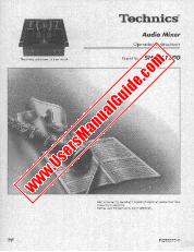 View SHDX1200 pdf Technics - Operating Instructions