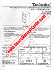 Voir SHKS245 pdf Technics - Instructions / Instructions de montage verser assemblage