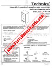Voir SHKS39 pdf Technics - Instructions / Instructions de montage verser assemblage
