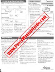 View SLCT780 pdf Operating Instructions