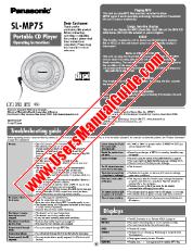 Ver SL-MP75 pdf Instrucciones de operación