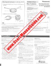 View SL-SW851C pdf Operating Instructions