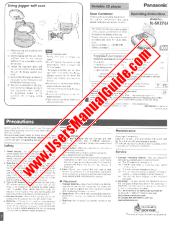 Vezi SLSX276J pdf Instrucțiuni de operare