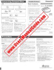 Ansicht SL-SX289V pdf Bedienungsanleitung
