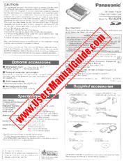 Ver SVSD75 pdf Instrucciones de operación