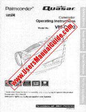 Ver VM-D100 pdf VHS-C Palmcorder - Quasar Operating Instructions