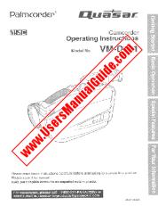 View VMD101D pdf VHS-C Palmcorder - Quasar Operating Instructions