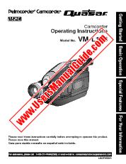 Ver VML153 pdf VHS-C Palmcorder - Quasar Operating Instructions