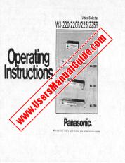 View WJ-220 pdf Operating Instructions