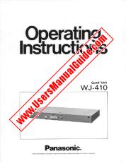 Vezi WJ-410 pdf Instrucțiuni de operare