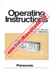 View WJ-4600C pdf Operating Instructions