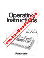 Ver WJ-AVE55 pdf Instrucciones de operación