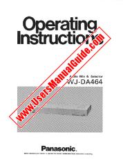Vezi WJ-DA464 pdf Instrucțiuni de operare