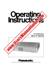 Vezi WJ-FS616 pdf Instrucțiuni de operare