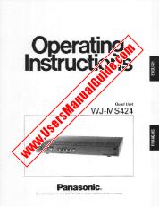View WJ-MS424 pdf English and Francais - Operating Instructions