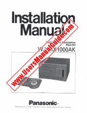 Ver WJ-MX1000AK pdf Kit principal de estación de trabajo AV no lineal - Manual de instalación