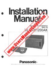 View WJ-MX1200AK pdf Nonlinear AV Workstation Main Kit - Installation Manual