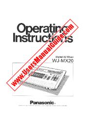 View WJ-MX20 pdf Operating Instructions