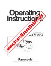 Vezi WJ-MX50A pdf Instrucțiuni de operare