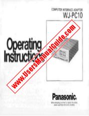 Ver WJ-PC10 pdf Instrucciones de operación