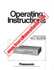 Vezi WJ-SQ508 pdf Instrucțiuni de operare