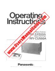 View WV-CU550A pdf Operating Instructions
