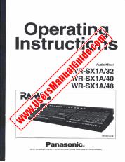 View WR-SX1A/32 pdf RAMSA - Operating Instructions
