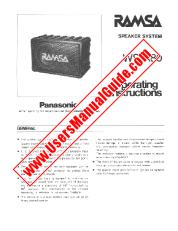 View WSA80 pdf RAMSA - Operating Instructions