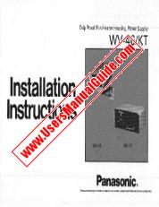 Ver WV-46/KT pdf Ventilador a prueba de goteo / Caja del calentador, Fuente de alimentación - Instrucciones de instalación