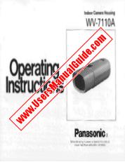 View WV-7110A pdf Indoor Camera Housing - Operating Instructions