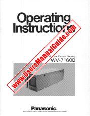 Ver WV7160D pdf Cámara exterior para cámara - Instrucciones de funcionamiento