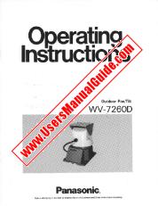Ver WV-7260D pdf Panorámica / inclinación exterior - Instrucciones de funcionamiento