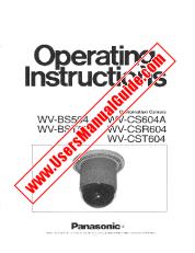 View WV-CSR604 pdf Combination Camera - Operating Instructions