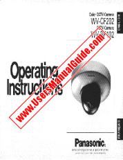 Ver WV-CF202 pdf Cámara CCTV a color - Instrucciones de funcionamiento