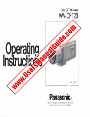Ver WV-CP120 pdf Cámara CCTV a color - Instrucciones de funcionamiento