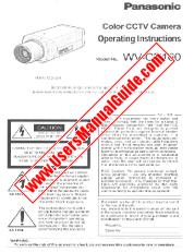Ver WV-CP160 pdf Cámara CCTV a color - Instrucciones de funcionamiento