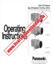 View WV-CP210 pdf Color CCTV Camera - Operating Instructions