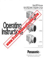 View WVCP224 pdf Color CCTV Camera - Operating Instructions