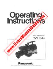 Ver WV-F565 pdf Instrucciones de operación