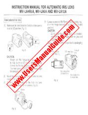 Ver WV-LA12 pdf Manual de instrucciones para lente de iris automático
