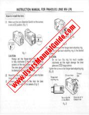 Ver WV-LP6 pdf Manual de instrucciones para lentes pinholes