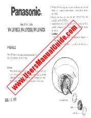 Ver WV-LXY23C4 pdf Manual de instrucciones de lente de iris fijo de 1/4  inch 