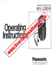 Vezi WV-LZ836 pdf Automată Iris Zoom Lens - instrucțiuni de utilizare