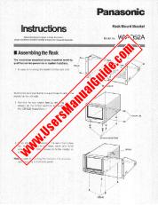 Ver WV-Q52A pdf Soporte de montaje en bastidor - Instrucciones