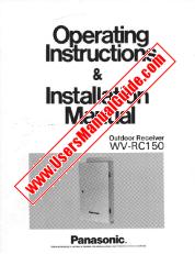 Vezi WV-RC150 pdf Instrucțiunile de utilizare și montaj