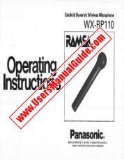 Vezi WX-RP110 pdf Instrucțiuni de operare