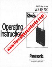 View WX-RP700 pdf RAMSA - Operating Instructions
