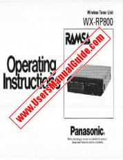 Ver WX-RP800 pdf RAMSA - Instrucciones de funcionamiento